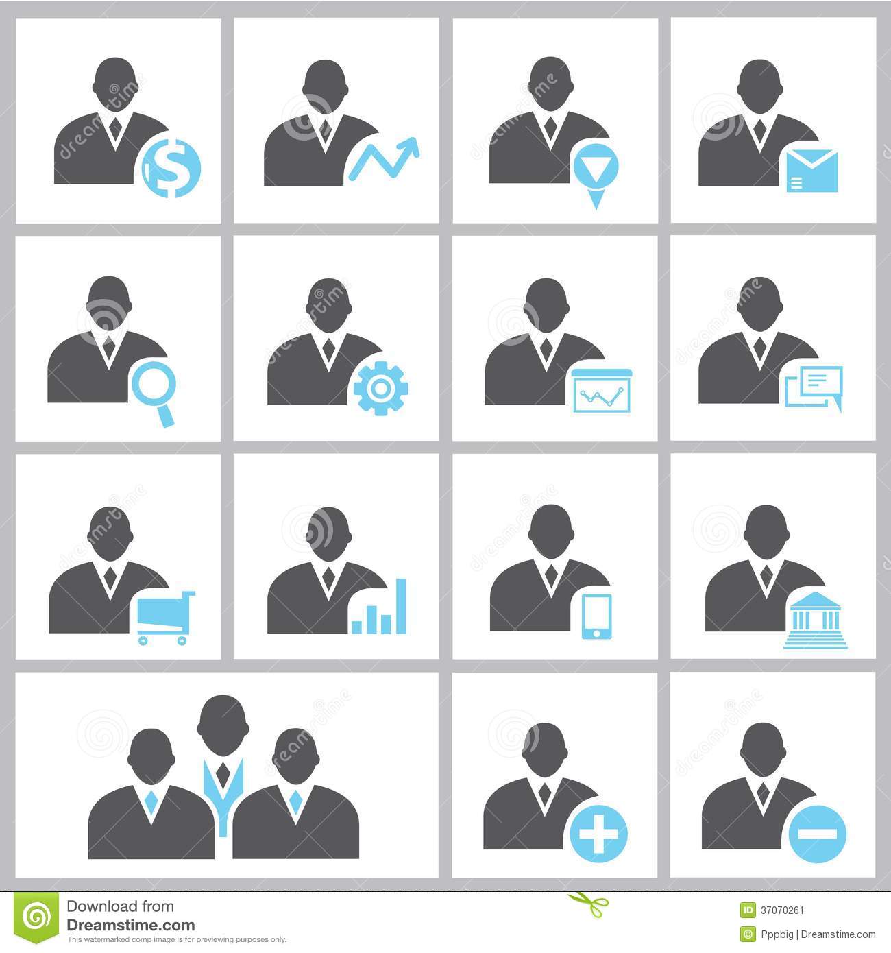 Business People Icons