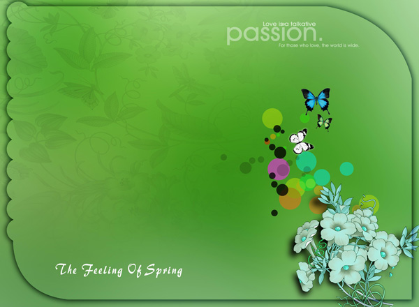 Butterflies Background Templates