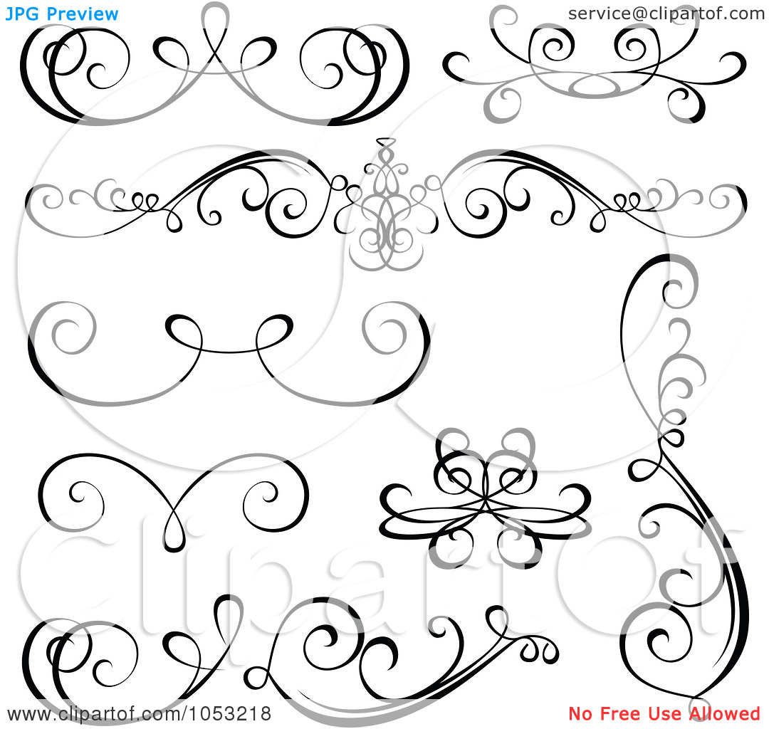 Calligraphy Designs Clip Art