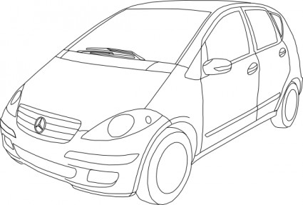 Car Outline Clip Art Free