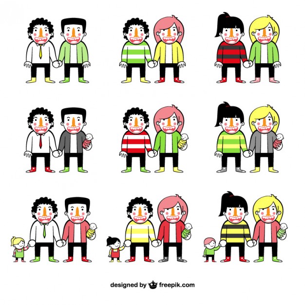 Cartoon Couple Vector