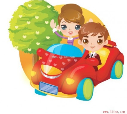 Cartoon Couple Vector