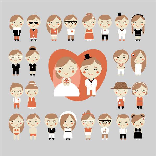 Cartoon Couple Vector