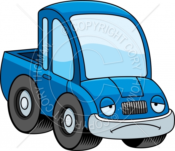 Cartoon Pickup Truck Clip Art