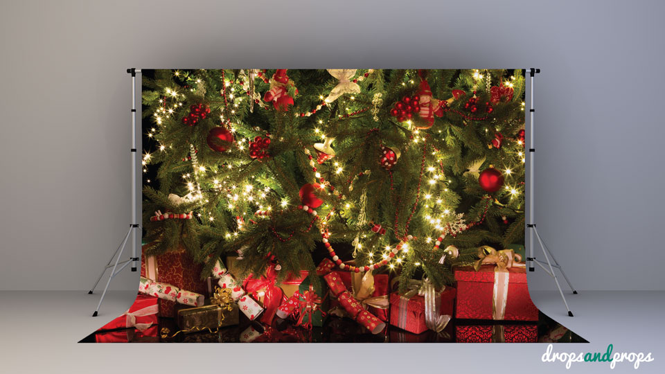 Christmas Tree Backdrop Photography