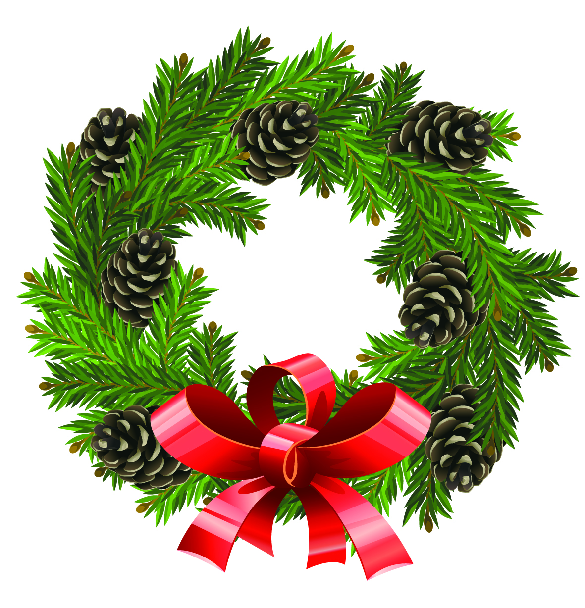 Christmas Wreath Vector