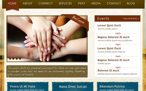 Church Brochure Templates Free Downloads