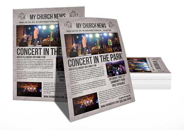 Church Flyer PSD Template