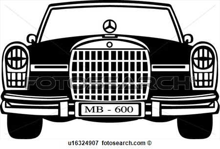 Clip Art Pictures of Mercedes-Benz Cars