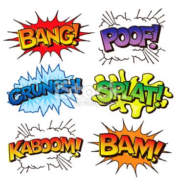 7 Comic Book Sound Effects Font Images