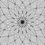 Cool Geometric Designs Coloring Page