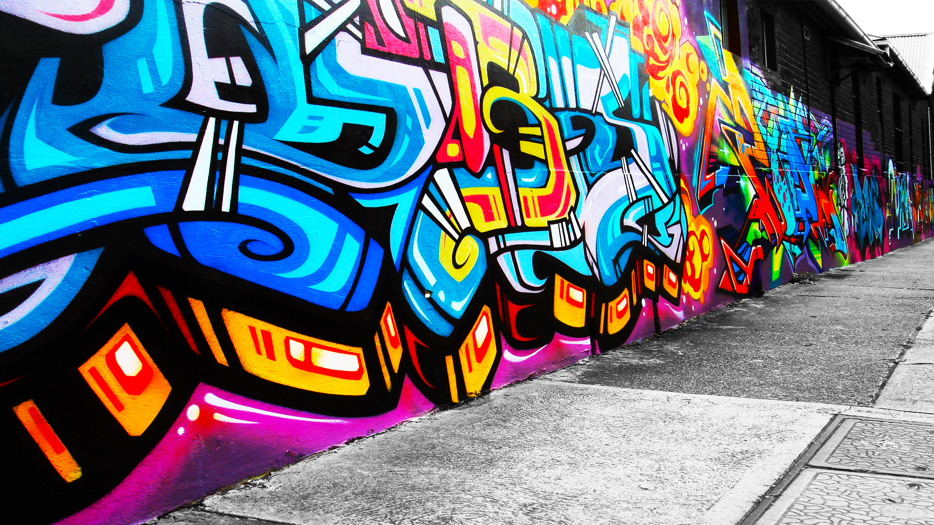 9 Graffiti Background Designs Images