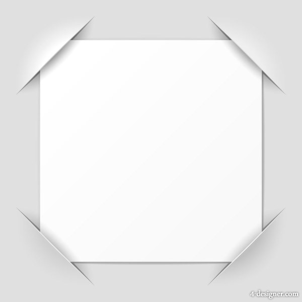 Corner Frame Vector