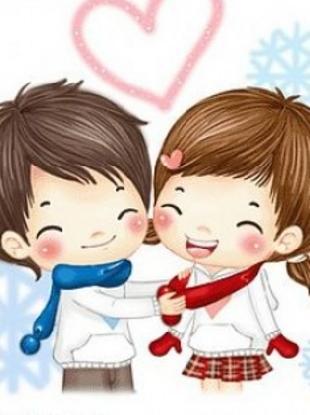 Cute Cartoon Couples in Love