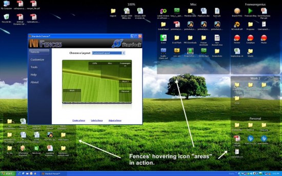 Desktop Fences Icon Organizer Windows 7