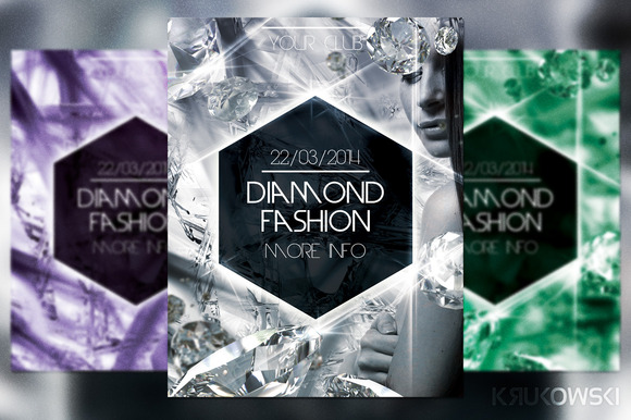 Diamond Flyer Template