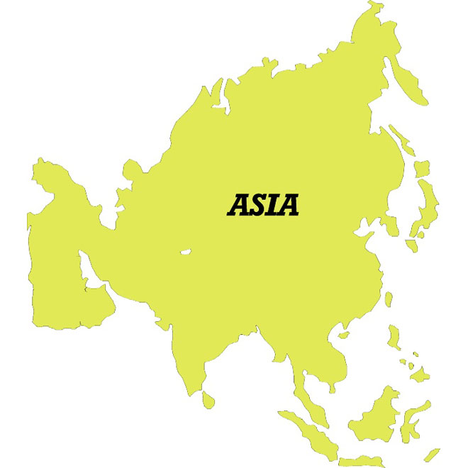 Download Vector Asia Map