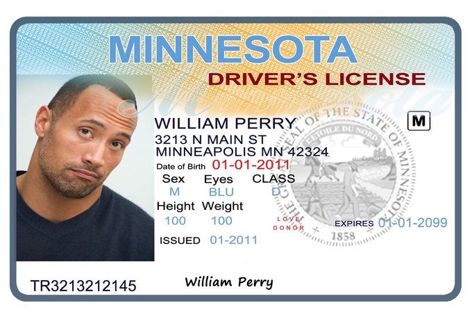 Drivers License Template