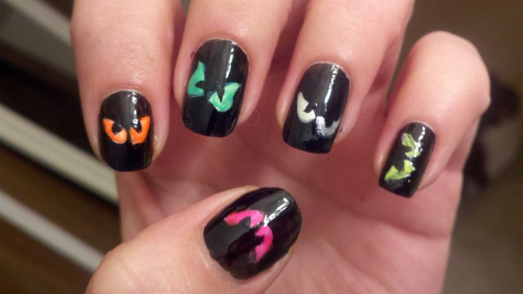 Easy Halloween Nail Art Designs