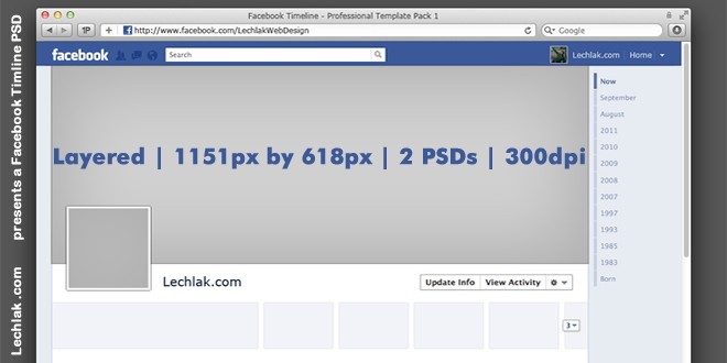 Facebook Blank Timeline Template