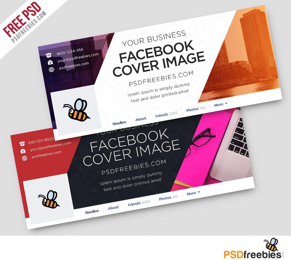 Facebook Cover PSD Template Free