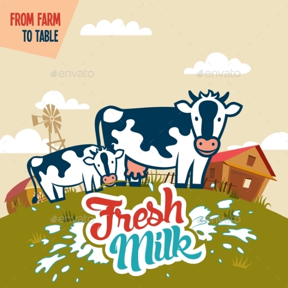 Farm Fresh Milk Clip Art