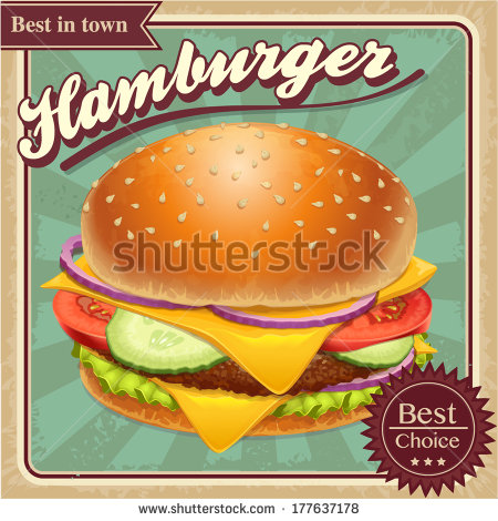 Fast Food Hamburger