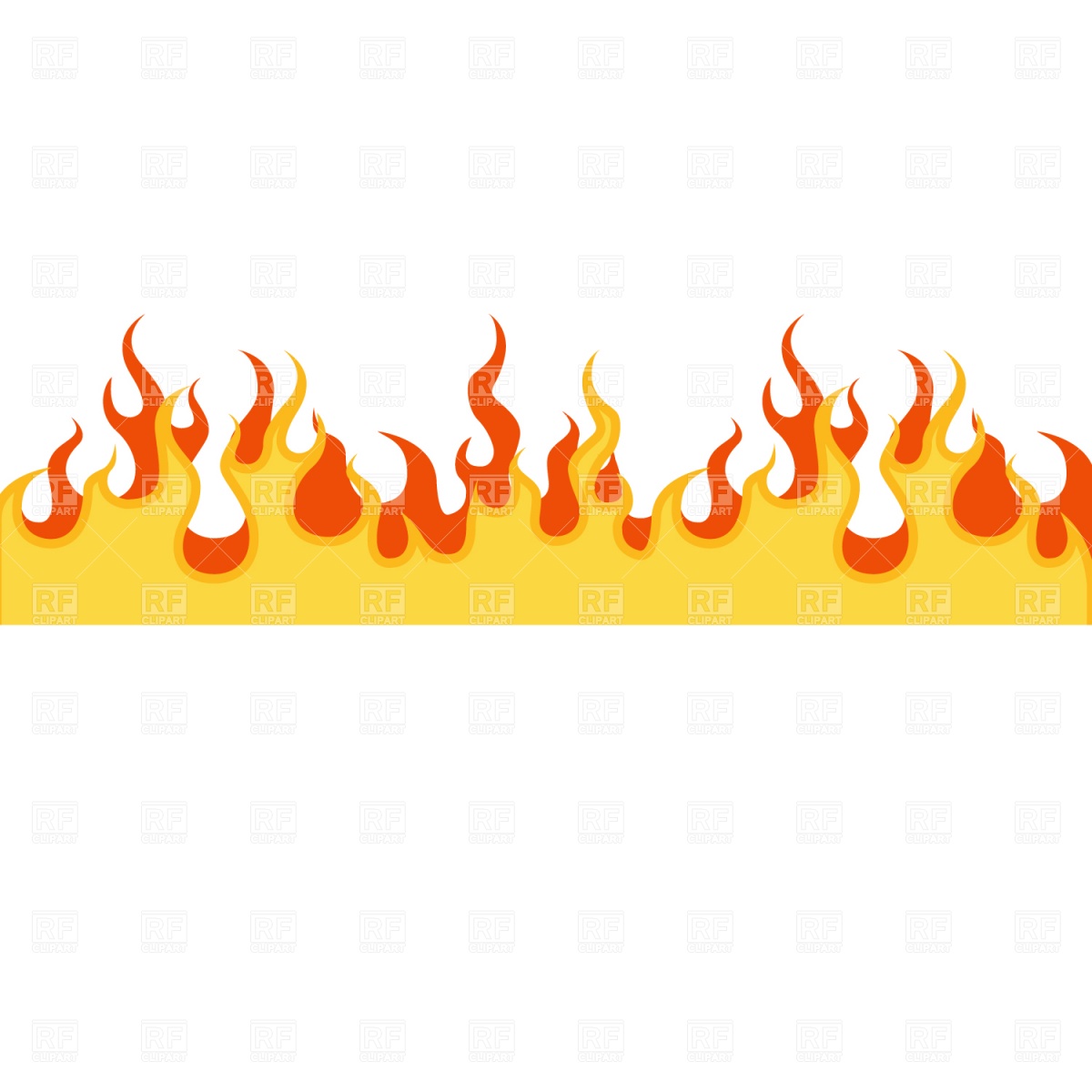 Flame Border Clip Art Free