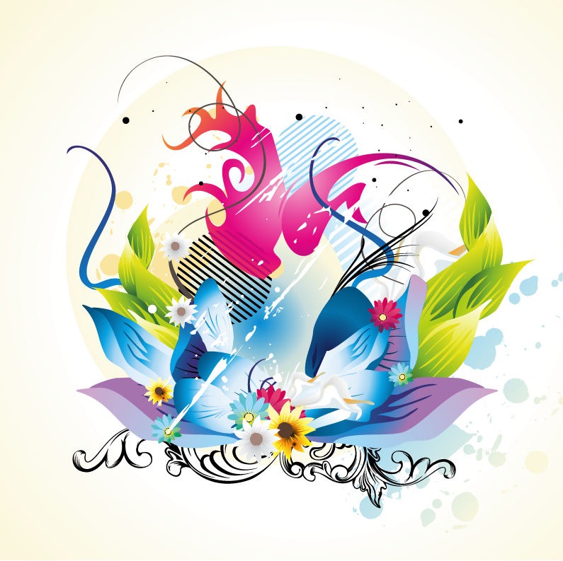 Floral Design Graphic Vector