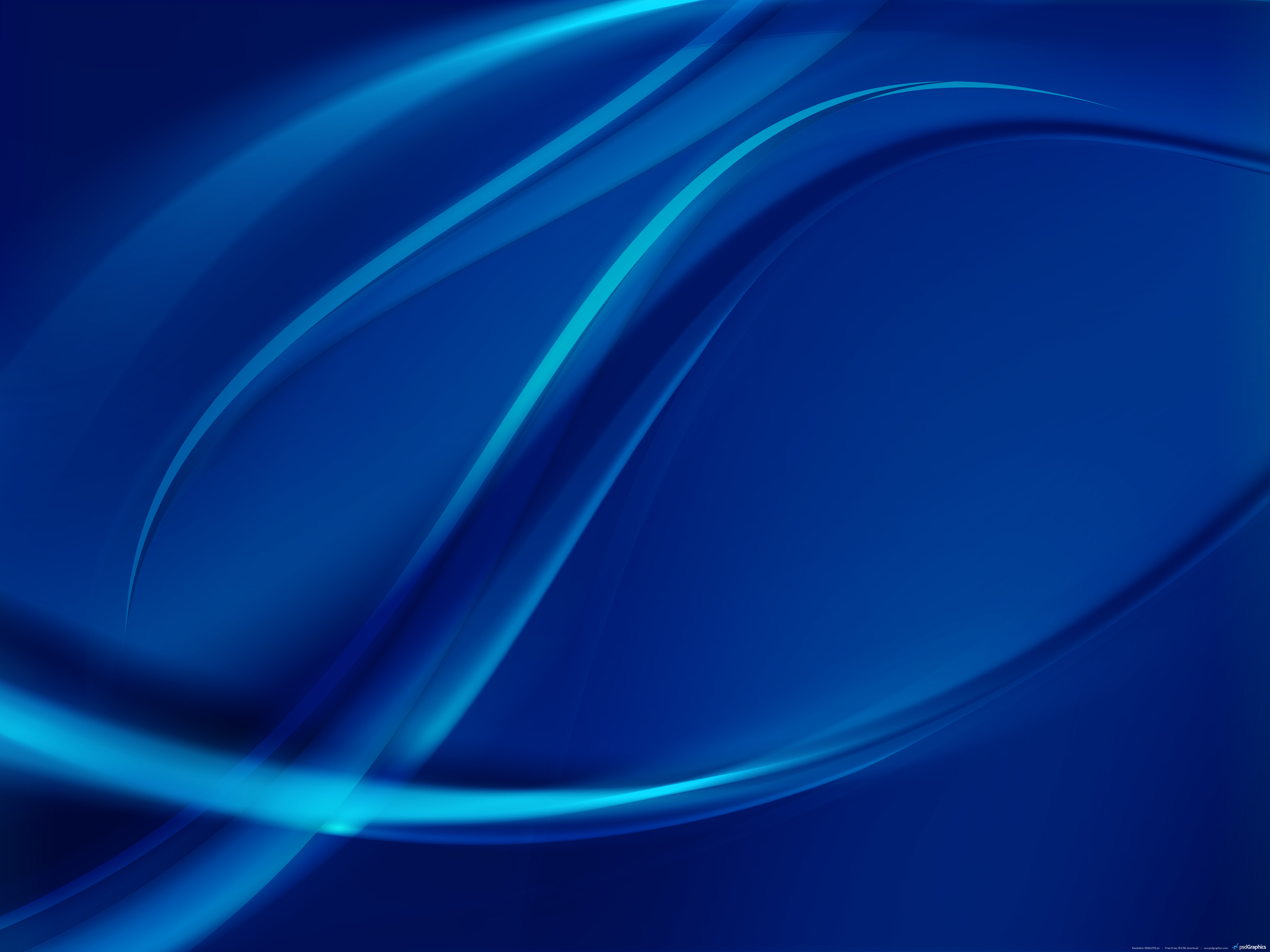 Free Blue Abstract Wave Wallpapers