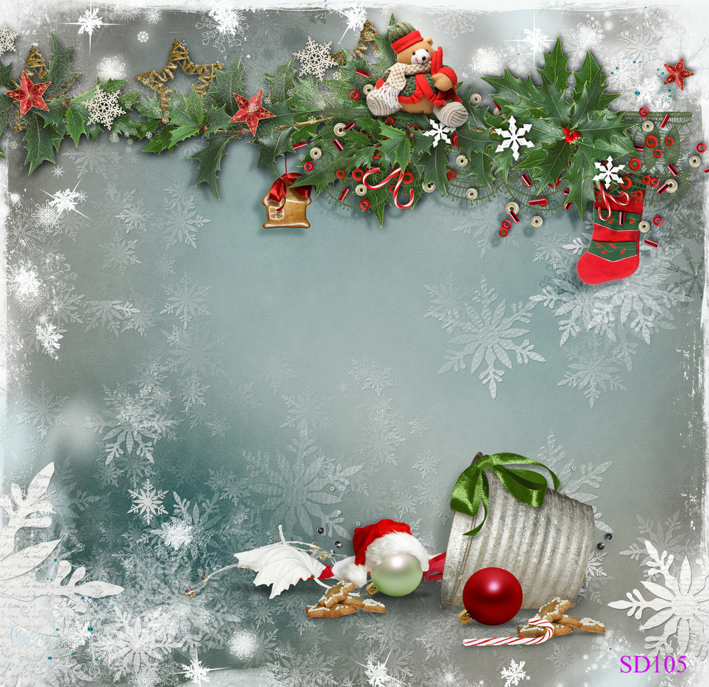 Free Christmas Digital Backdrops