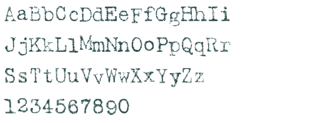 Free Faded Font