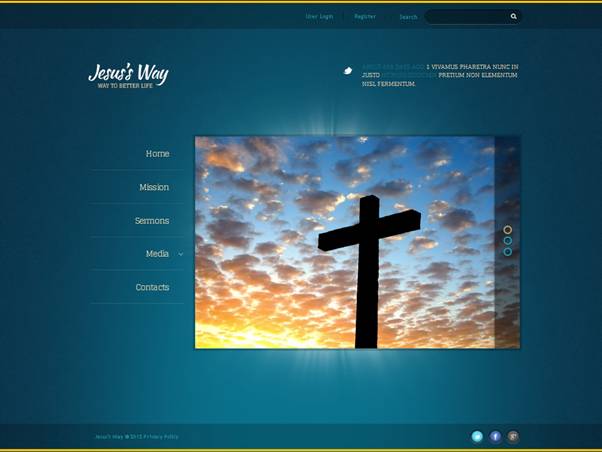 Free Joomla Church Template