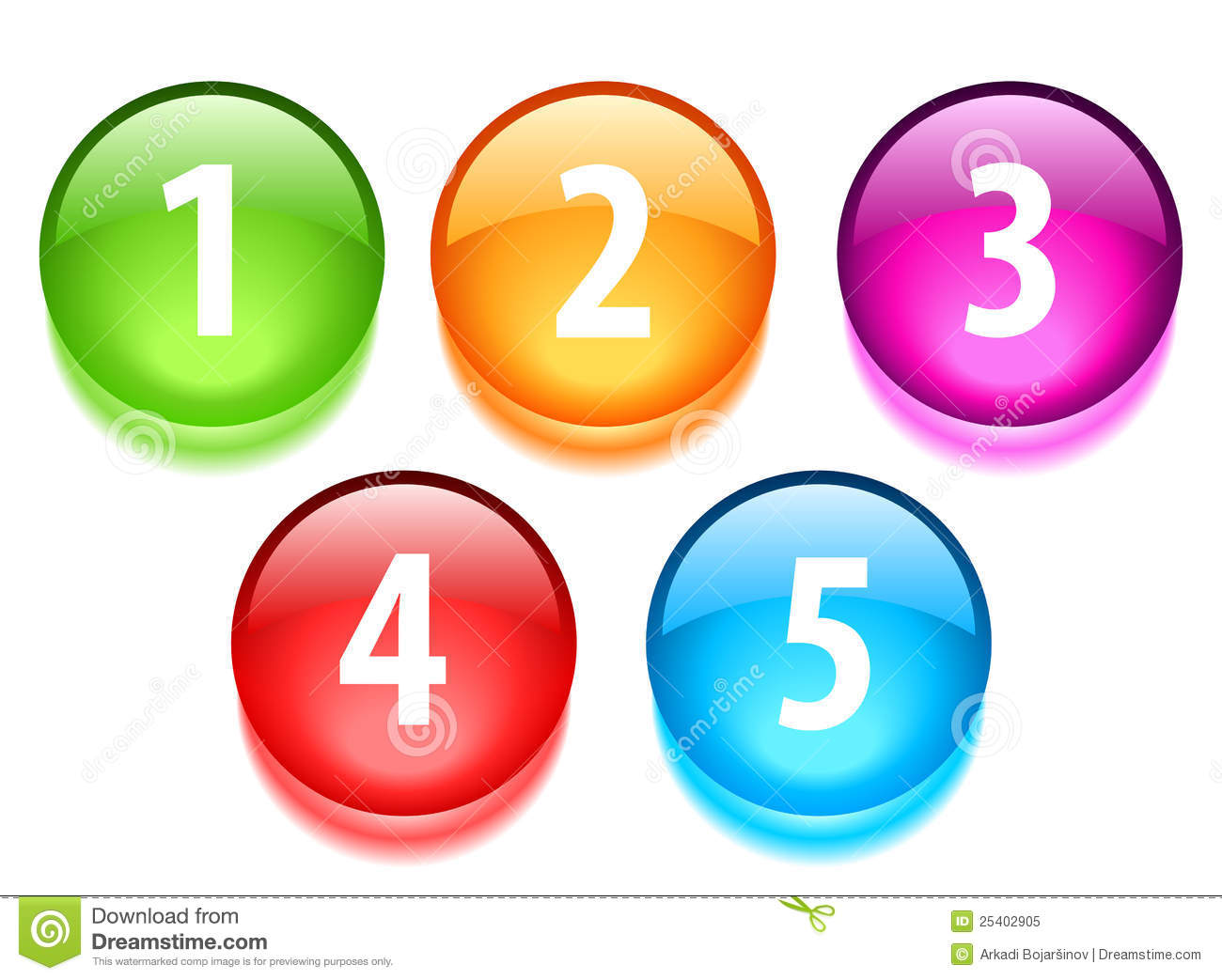 Free Number Buttons