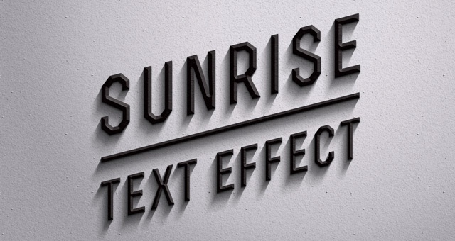 Free Photoshop Text Effects PSD