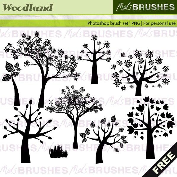 Free Photoshop Tree Brush