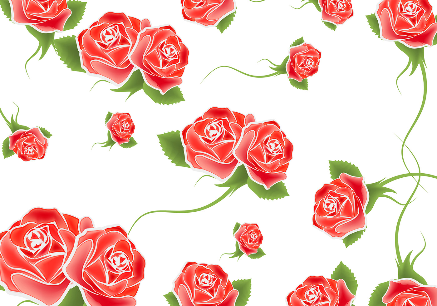 Free Rose Vector Art