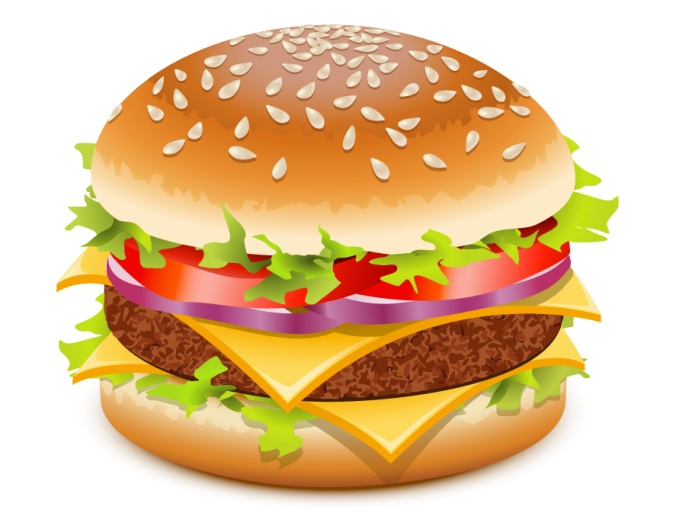 Free Vector Clip Art Hamburger