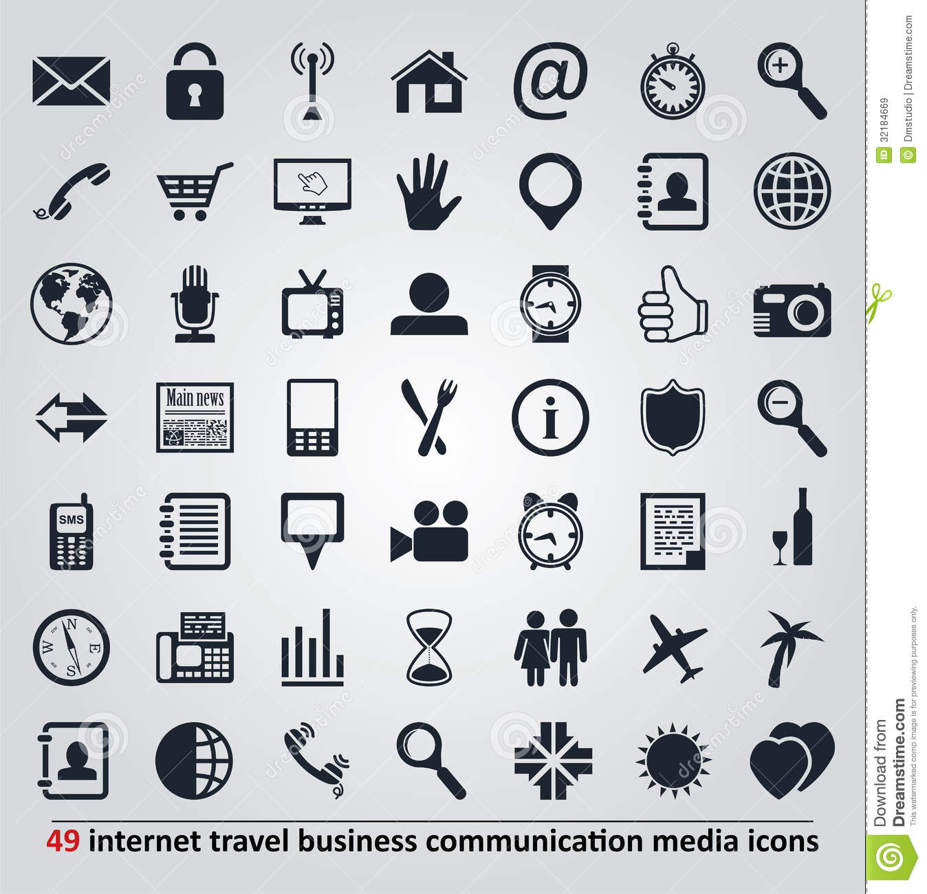 Free Vector Communication Icons