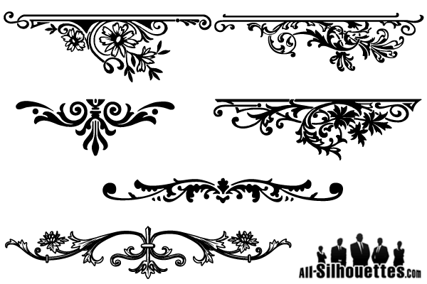 Free Vector Floral Border Designs