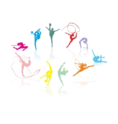 Free Vector Gymnastics Silhouette