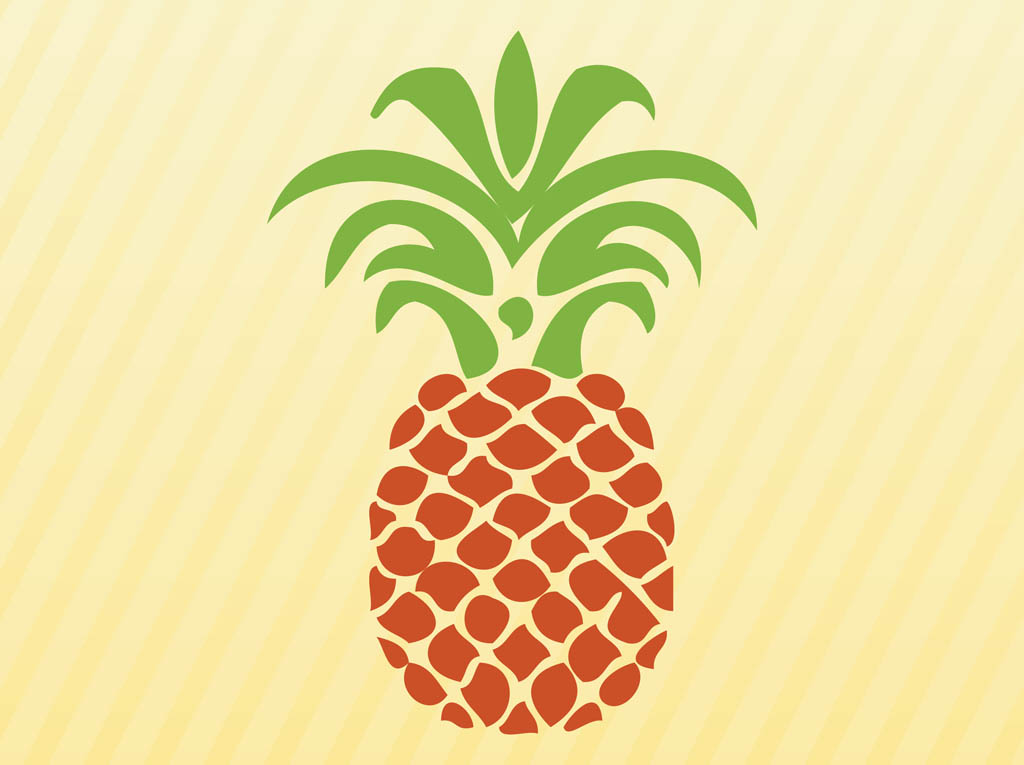 Free Vector Pineapple