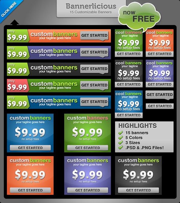 Free Web Banner Templates