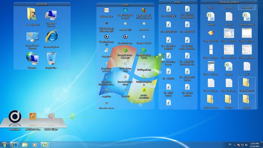 Free Windows 7 Desktop Icon Organizer