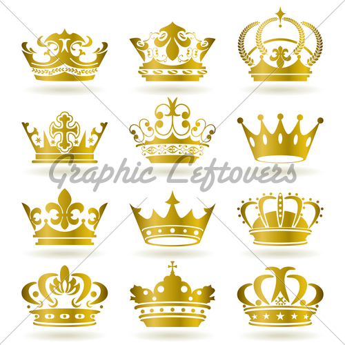 Gold Crown Clip Art