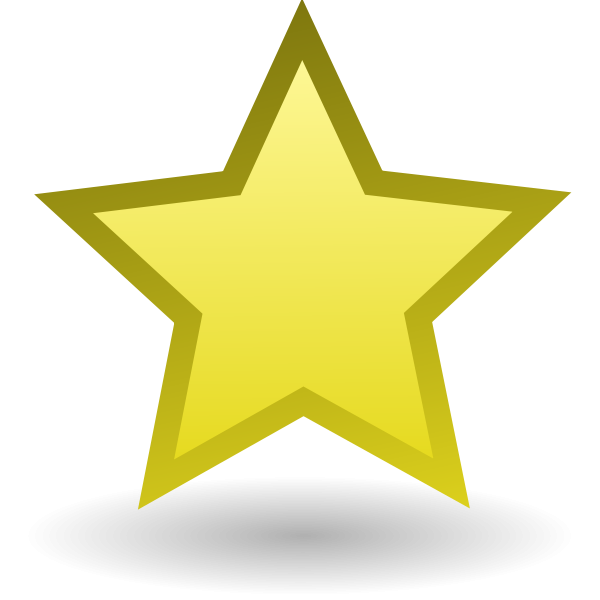 Gold Star Clip Art