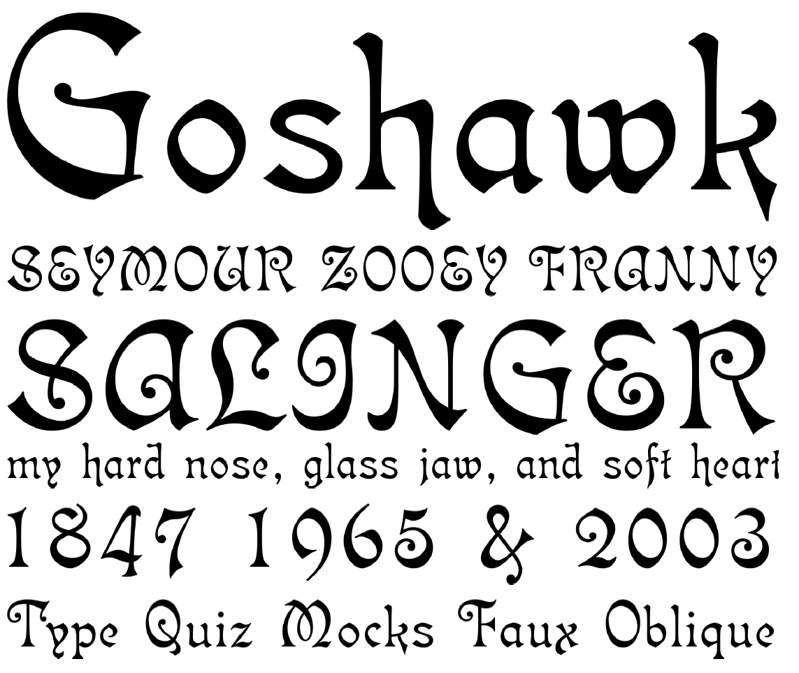 Gothic Calligraphy Font Gothic Calligraphy Font