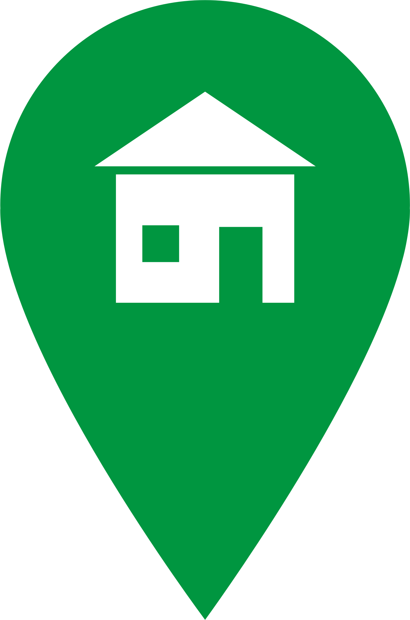 Green Home Icon Green Home Icon