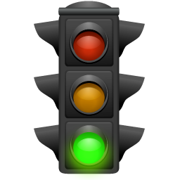 Green Traffic Light Icon