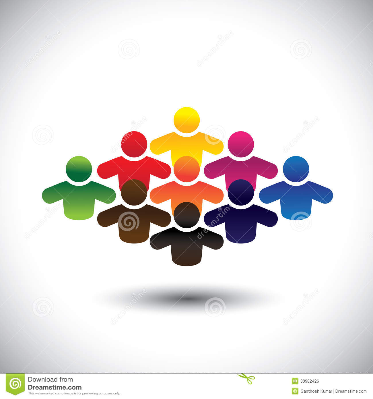 Group of People Icon Vector